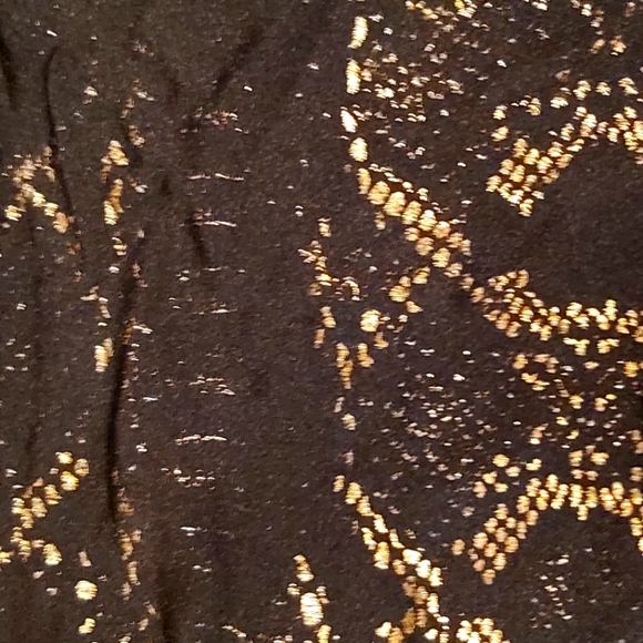 Small Cut-Out Black and Gold Snakeprint VENUS Swimsuit - Picture 3 of 3